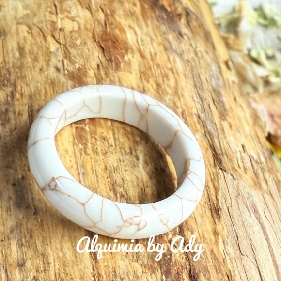 Buffalo turquoise carved gem ring band - Picture 1 of 1